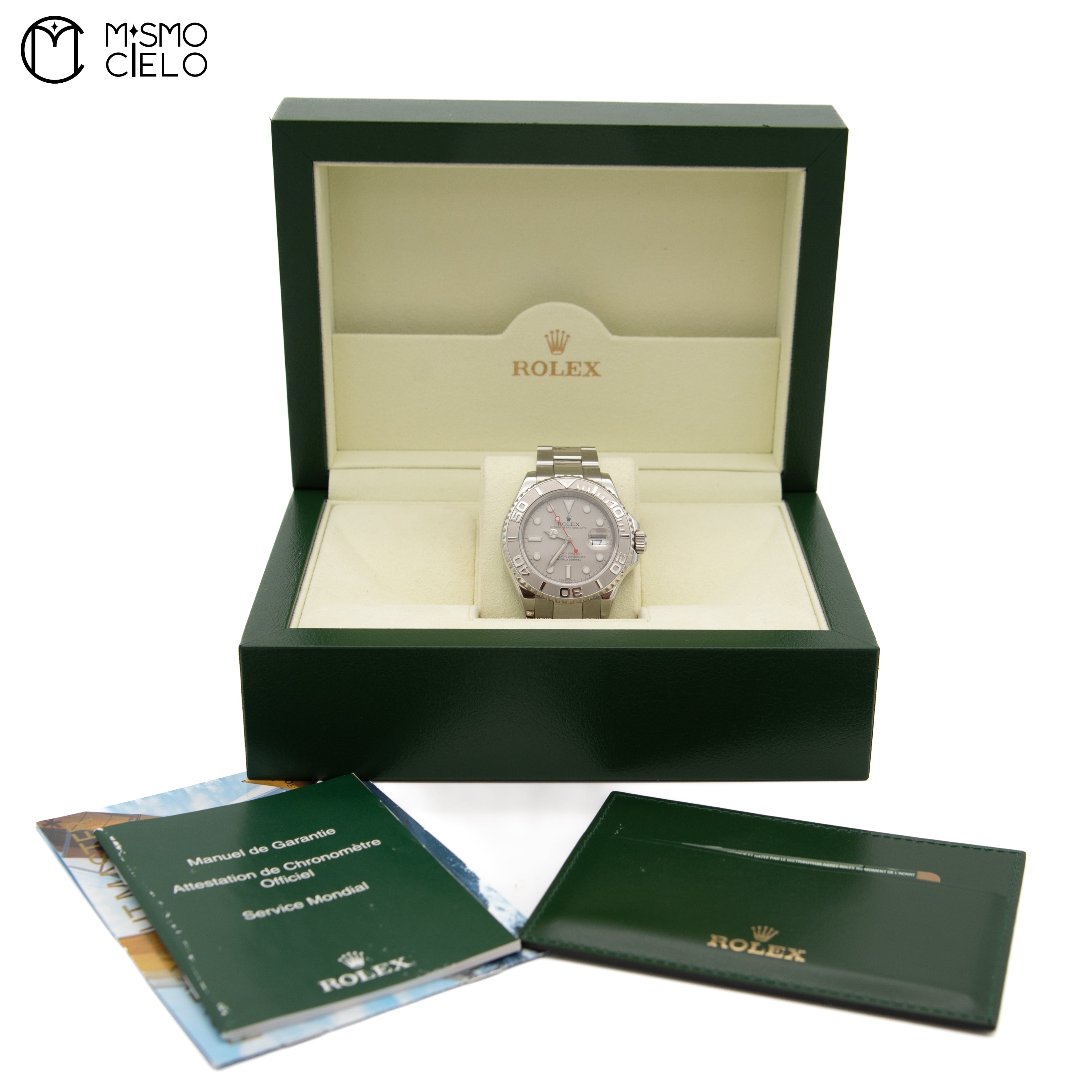 16622 Yacht-master Rolesium Silver Dial