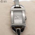 Silver 6800L Qz Diamond Face Watch