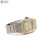 CARTIER 187901 Santos Galbe Ivory Dial Watch *
