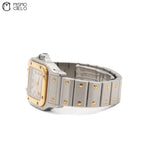 CARTIER 187901 Santos Galbe Ivory Dial Watch *