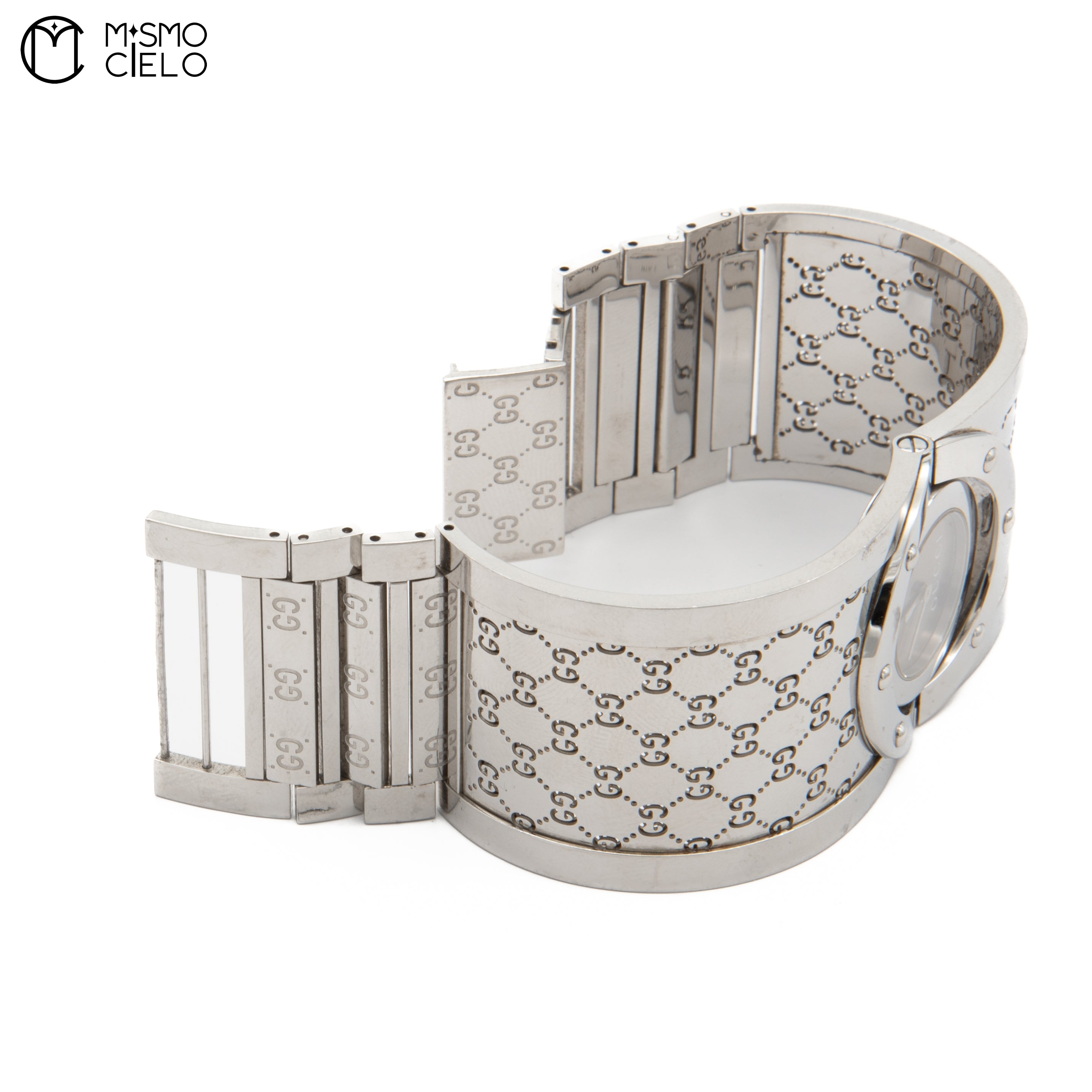 Toile Bangle Watch with Brown Dial