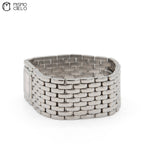 CARTIER 2420 Panthere Ryuban Pink Shell Pearl Dial Watch