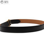 Gold Chaine d’Ancre Belt F Engraved