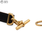 Gold Chaine d’Ancre Belt F Engraved