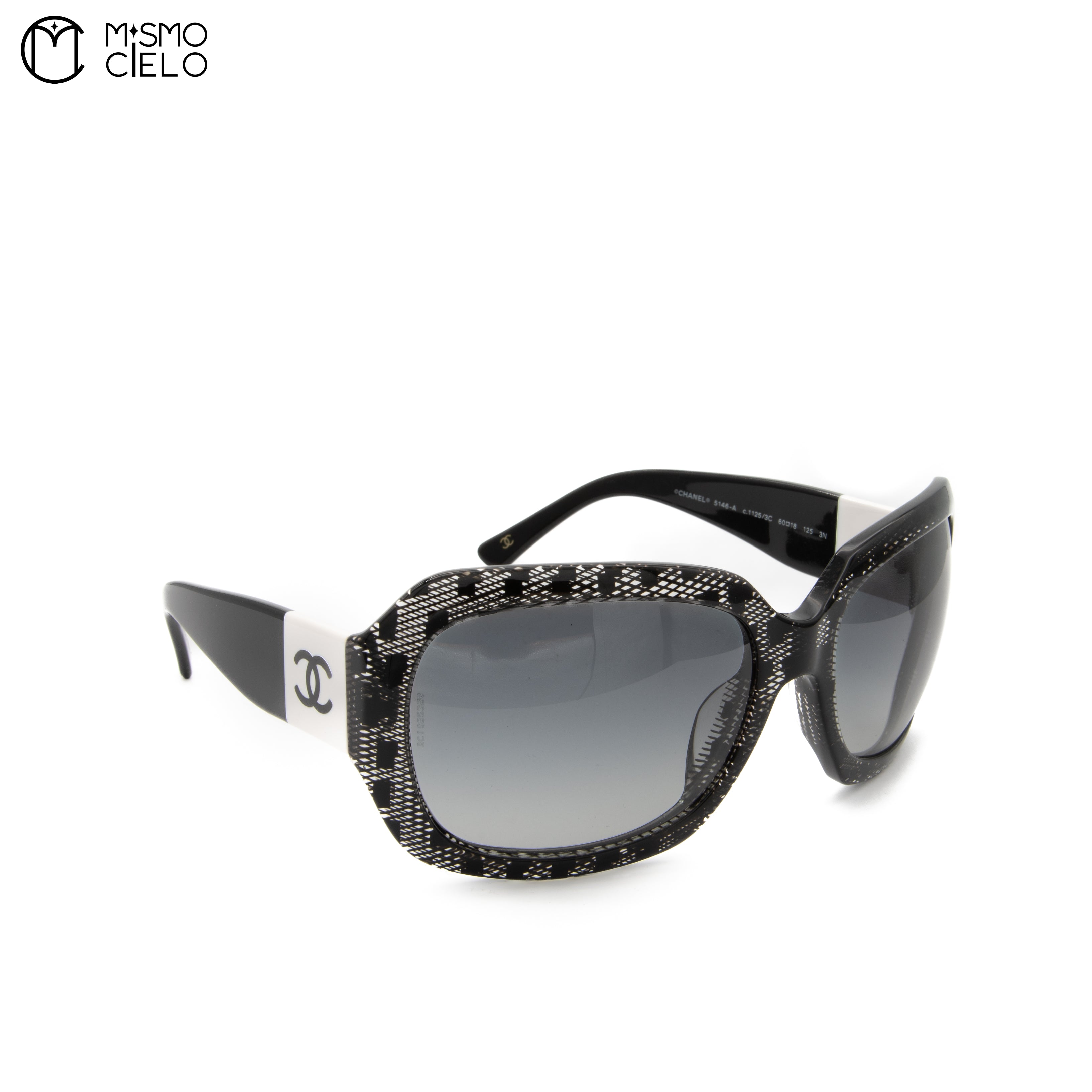 Black and White Pattern Sunglasses