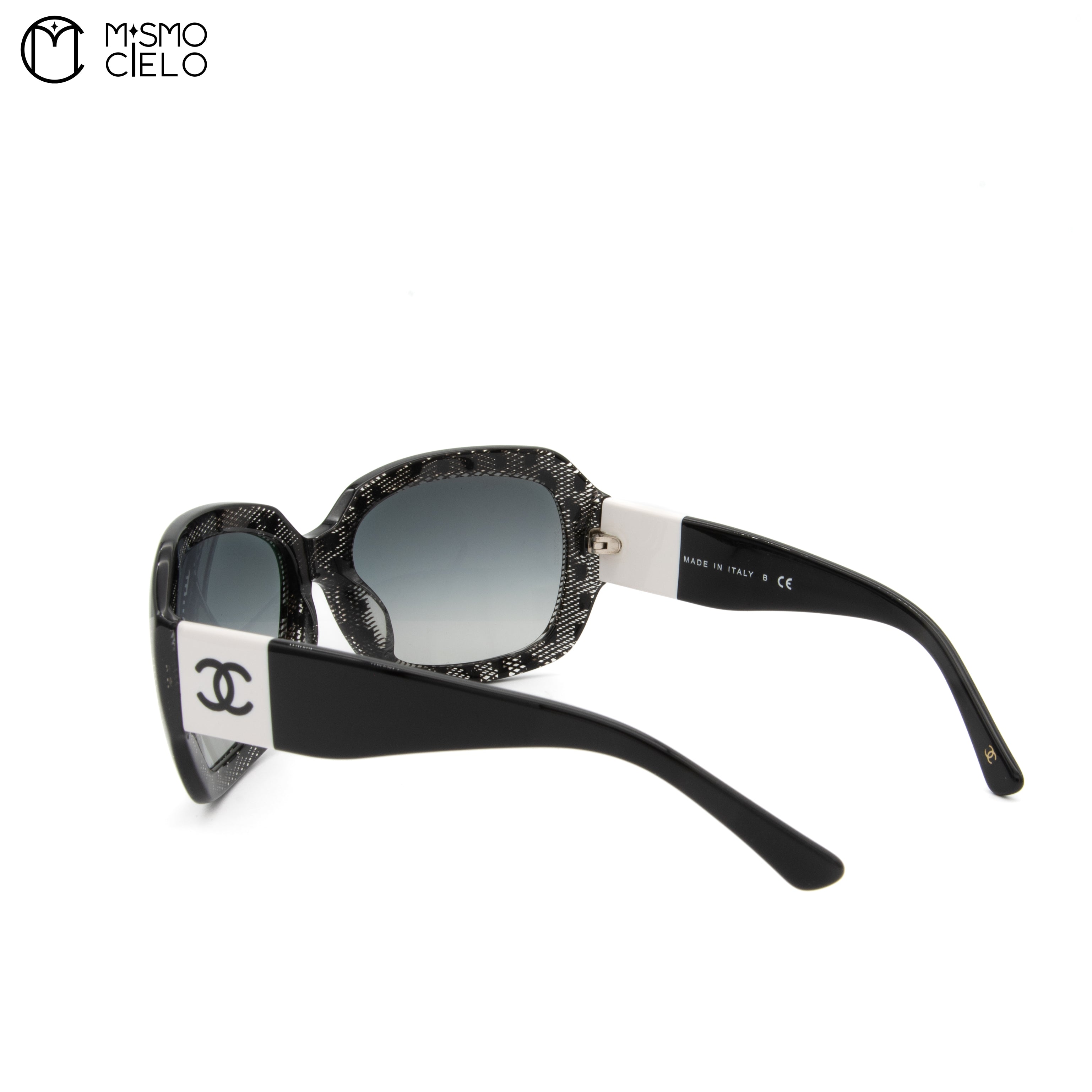 Black and White Pattern Sunglasses
