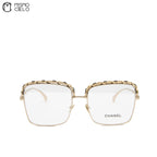 Square Chain Trim Tortoise Sunglasses