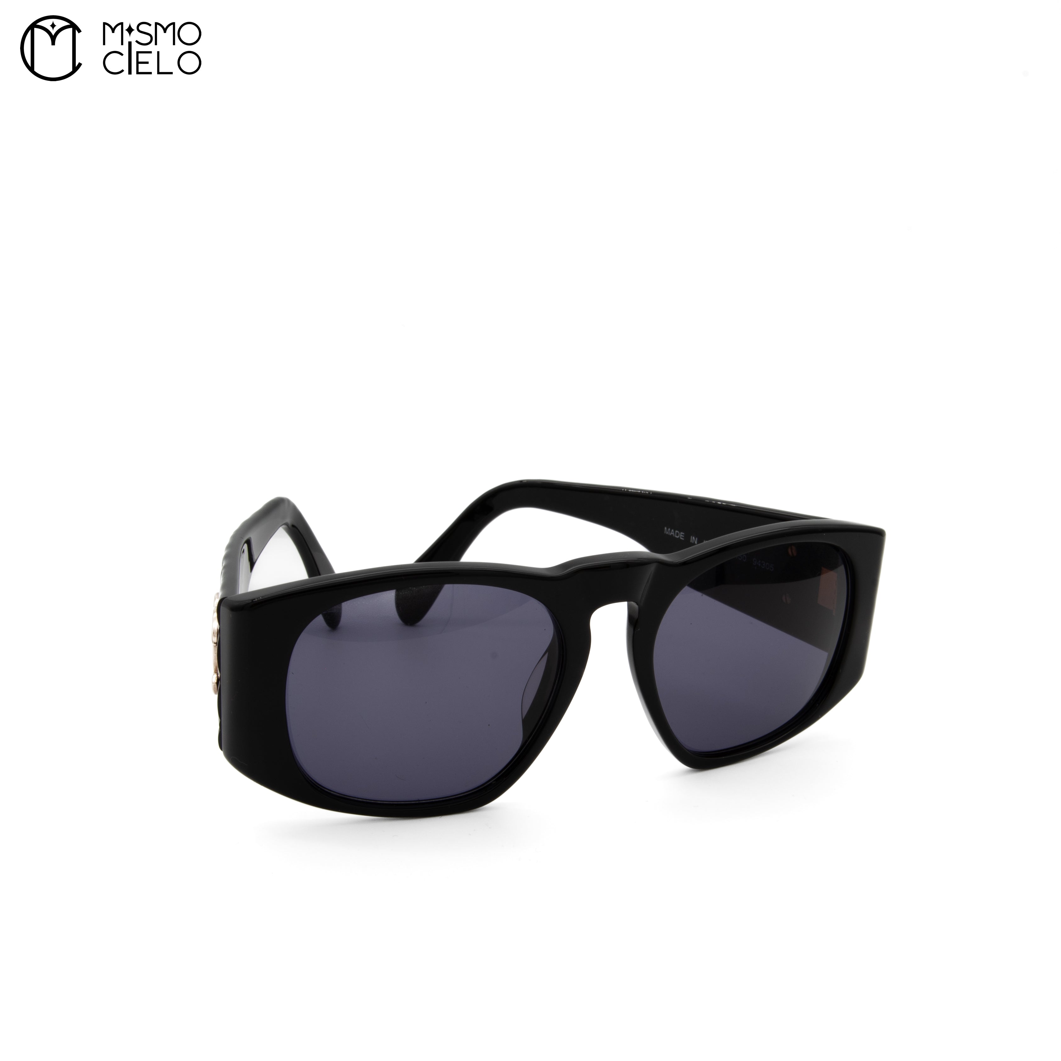 Black and Gold CC Sunglasses