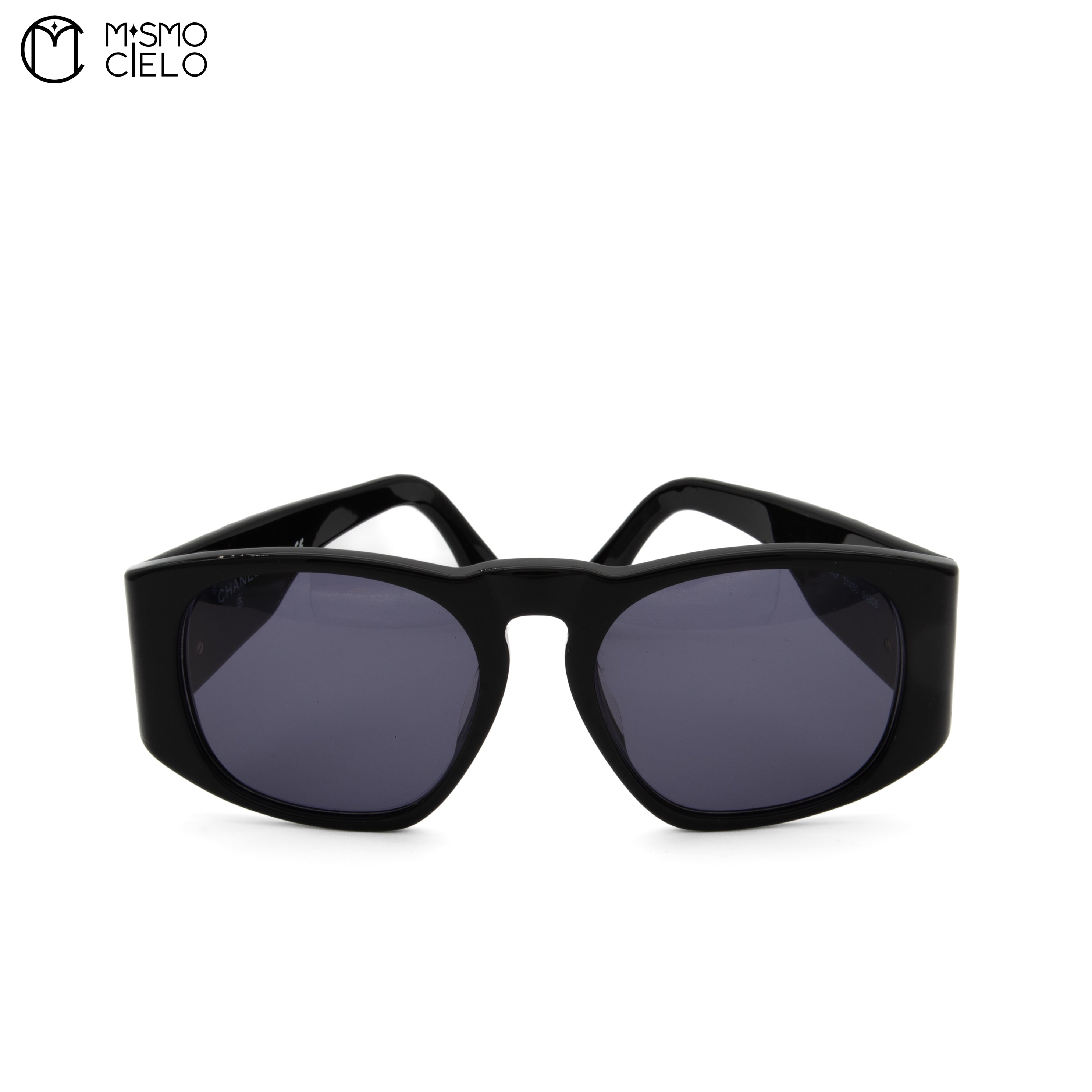 Black and Gold CC Sunglasses