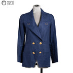 Silk Navy Jacket