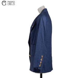 Silk Navy Jacket