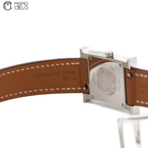 Watch White Face Brown Band Watch