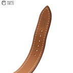 Watch White Face Brown Band Watch