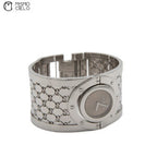 112 Toile Bangle Silver and Brown