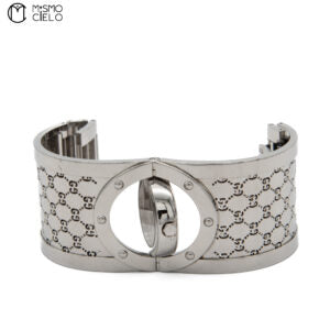 112 Toile Bangle Silver and Brown