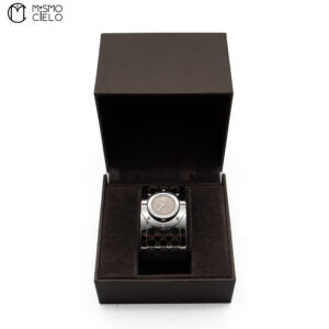 112 Toile Bangle Silver and Brown