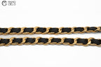 Coco Mark Mademoiselle 2-row Leather Chain Belt