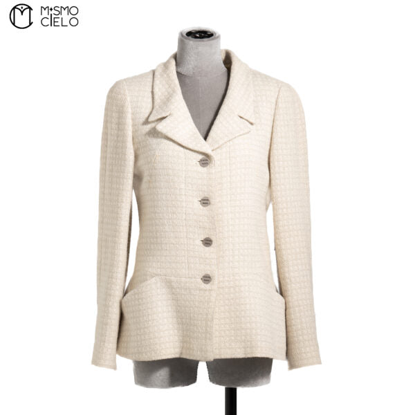 Cream Tweed Jacket