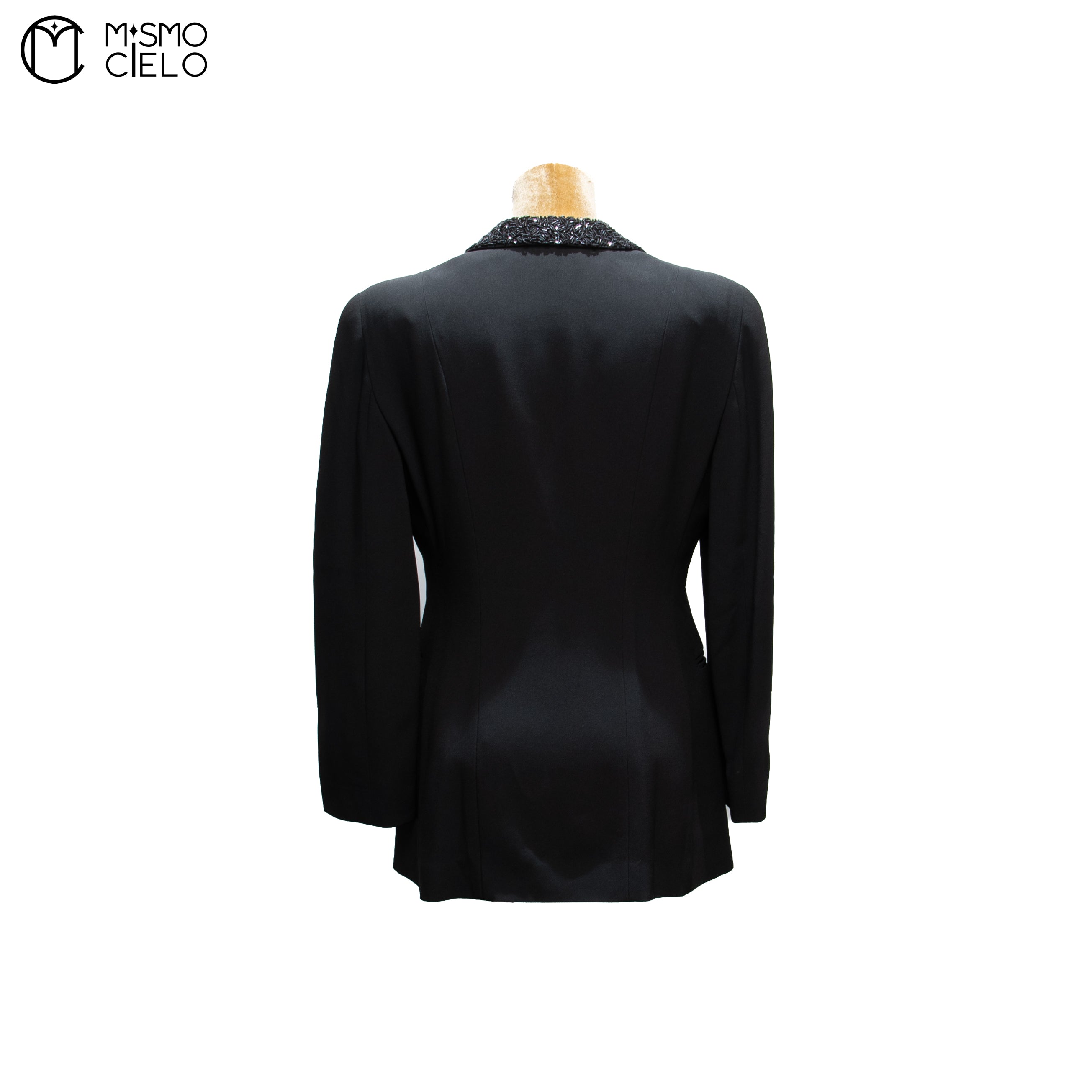 Jacket with Sequin Collar