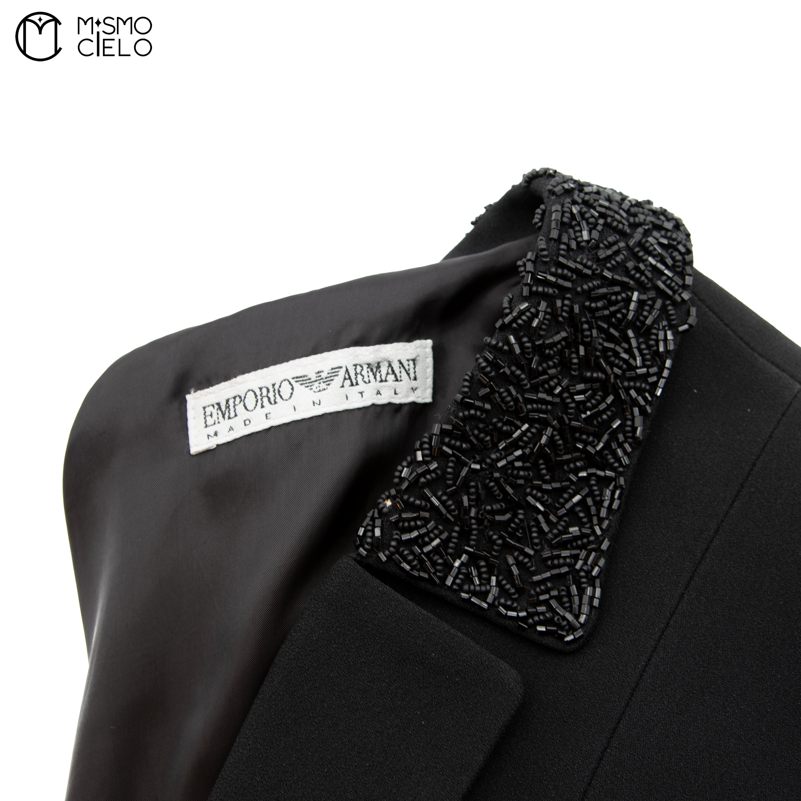 Jacket with Sequin Collar