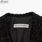 Jacket with Sequin Collar