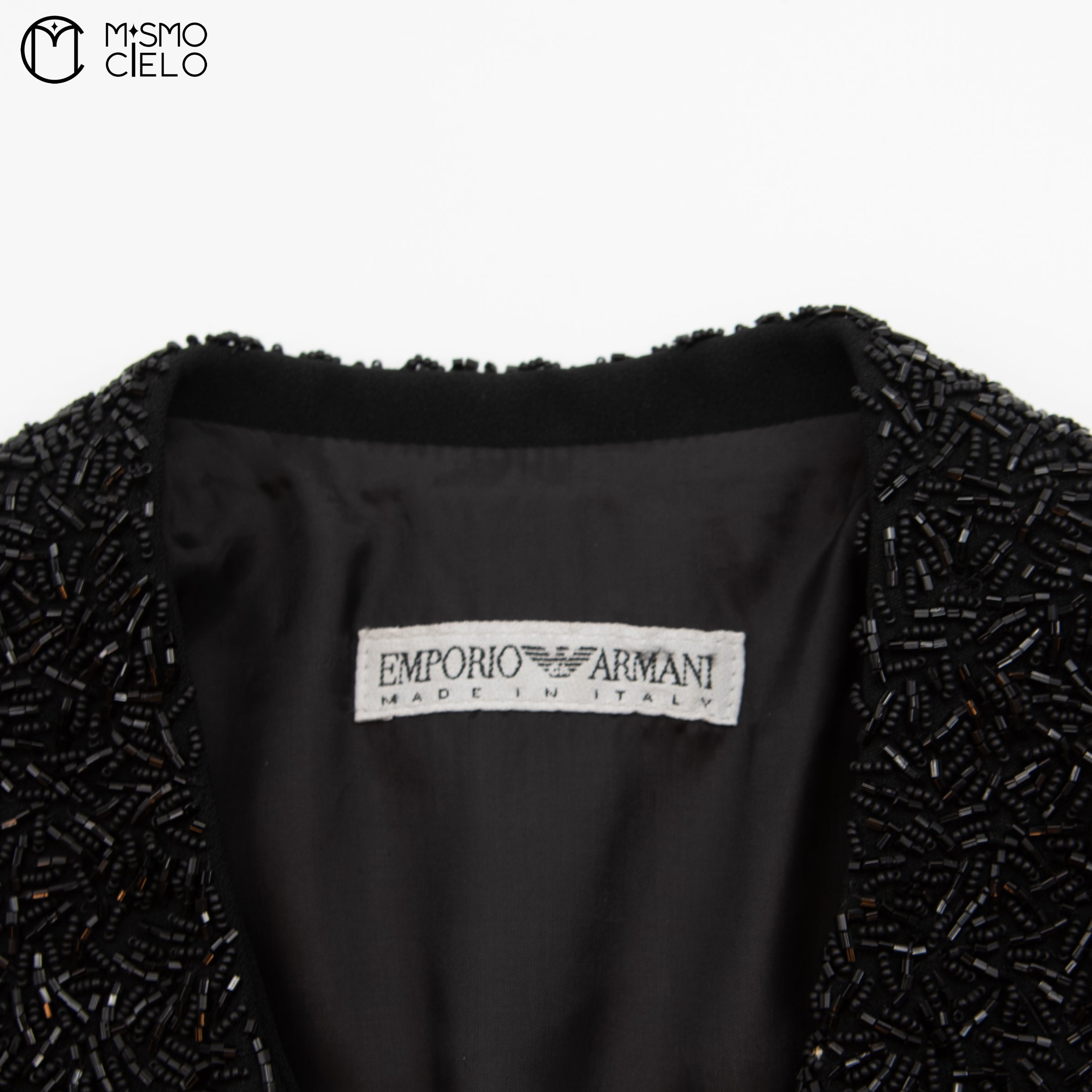 Jacket with Sequin Collar