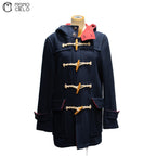 Navy Duffle Coat Black Label