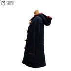 Navy Duffle Coat Black Label