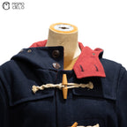 Navy Duffle Coat Black Label