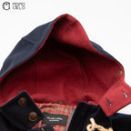 Navy Duffle Coat Black Label