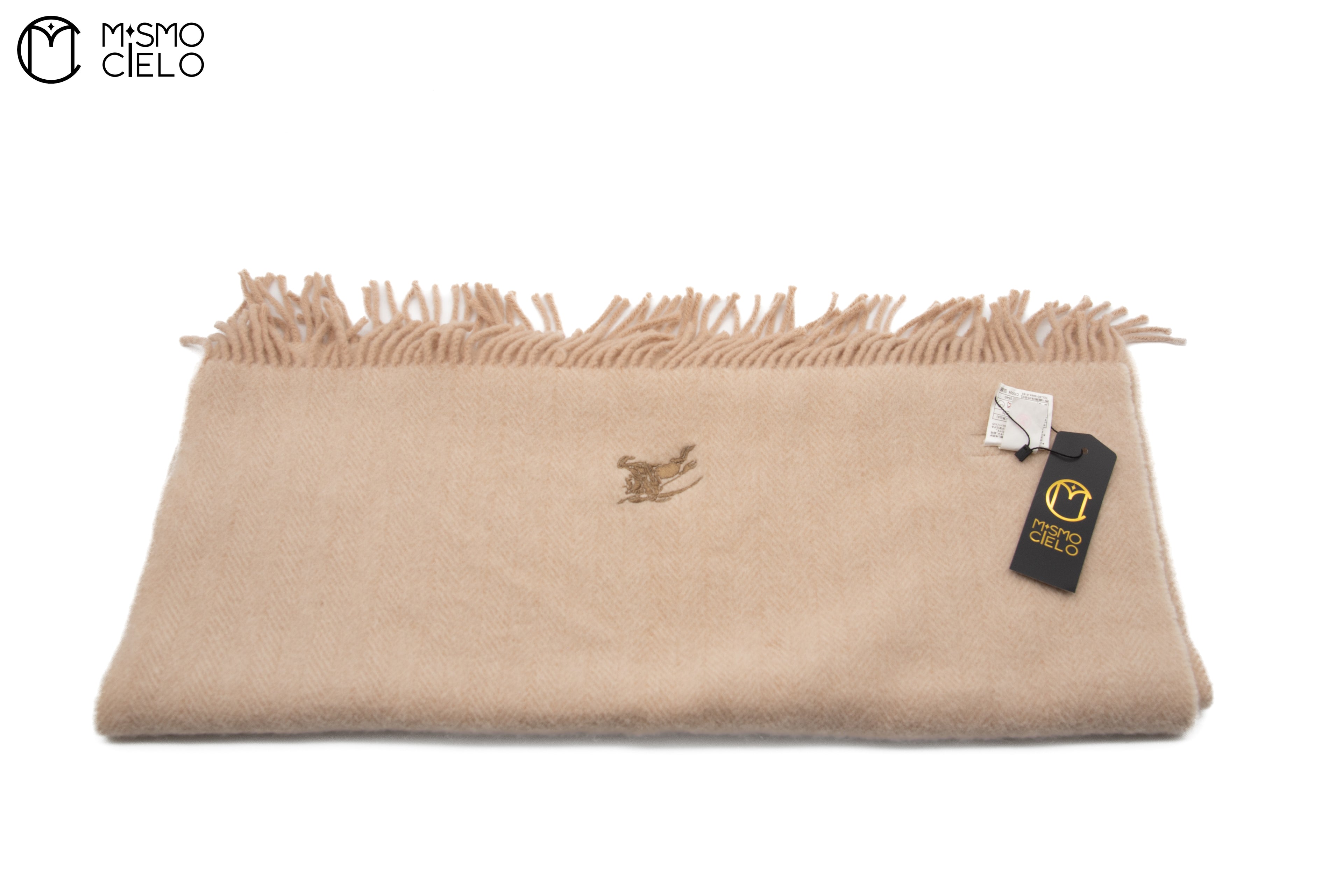 Light Brown Wool Scarf