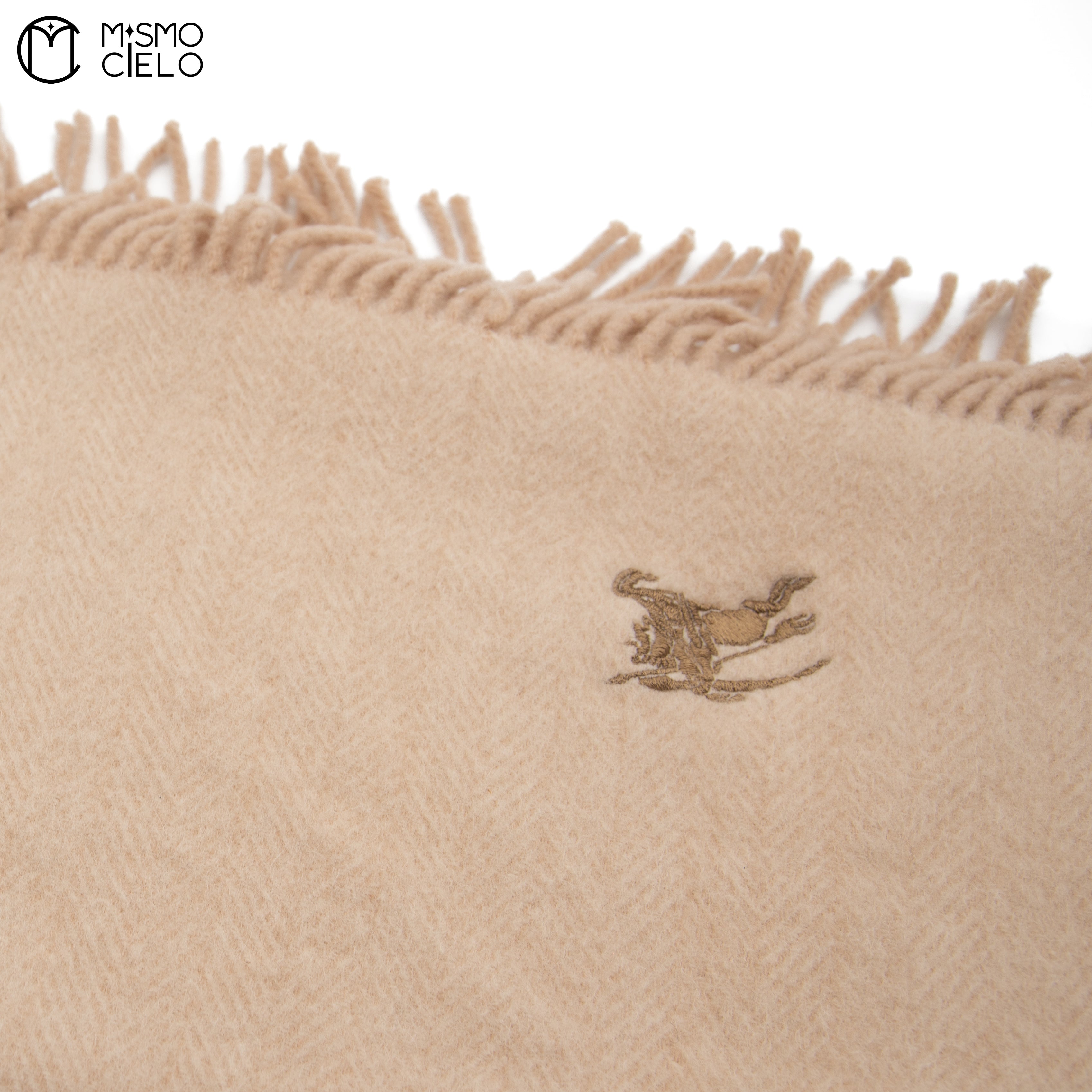 Light Brown Wool Scarf