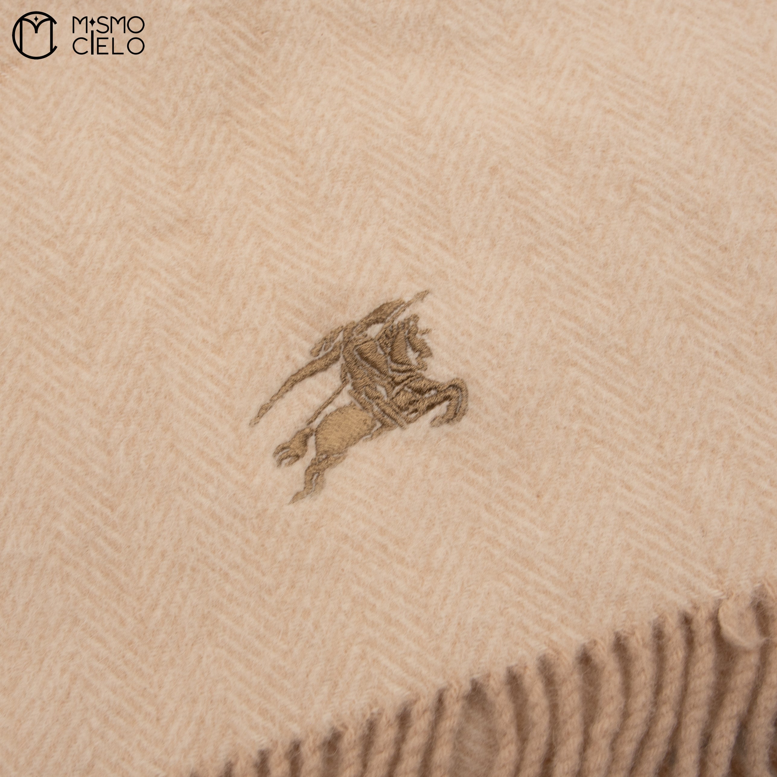 Light Brown Wool Scarf