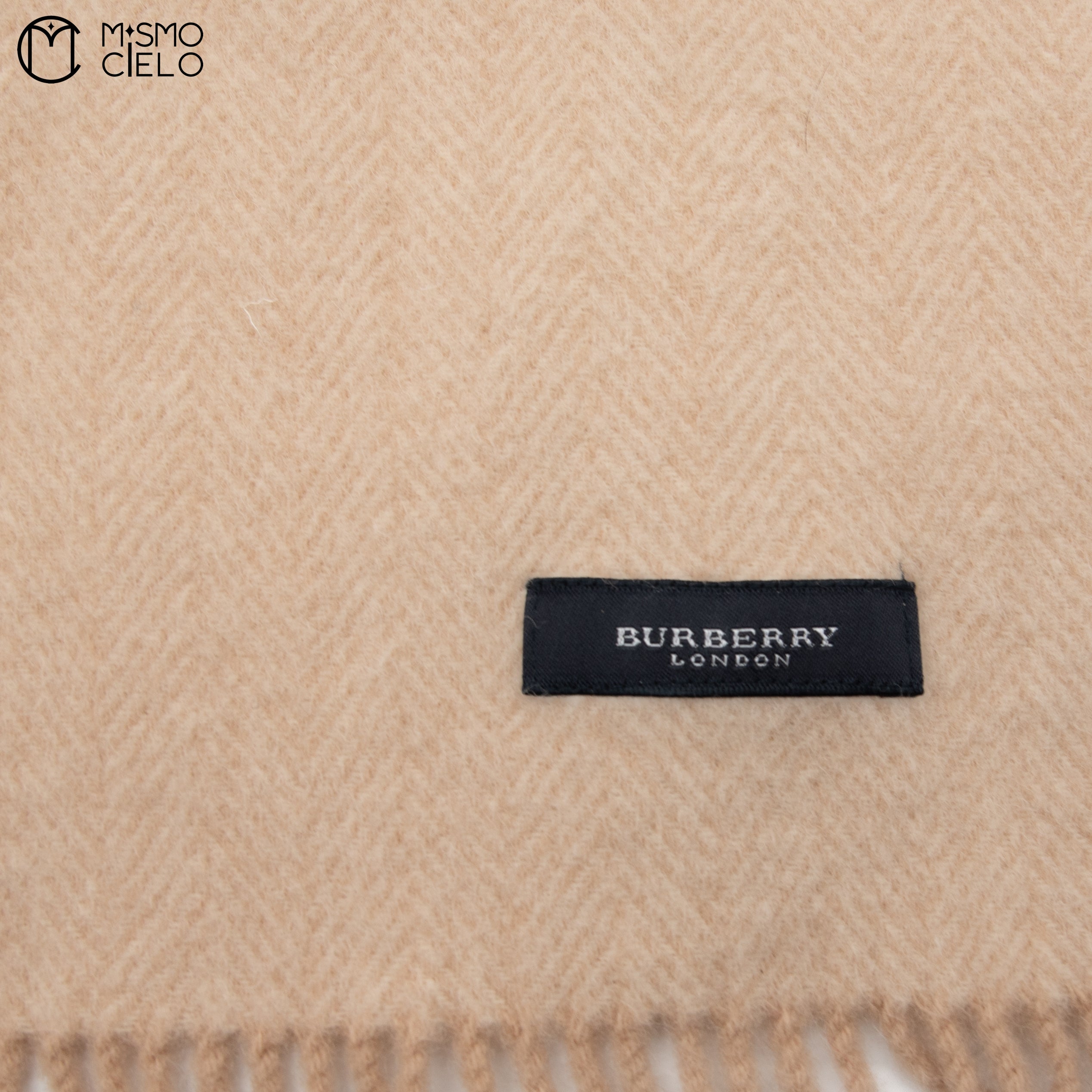 Light Brown Wool Scarf