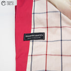 Fuchsia Trench Coat White London Label