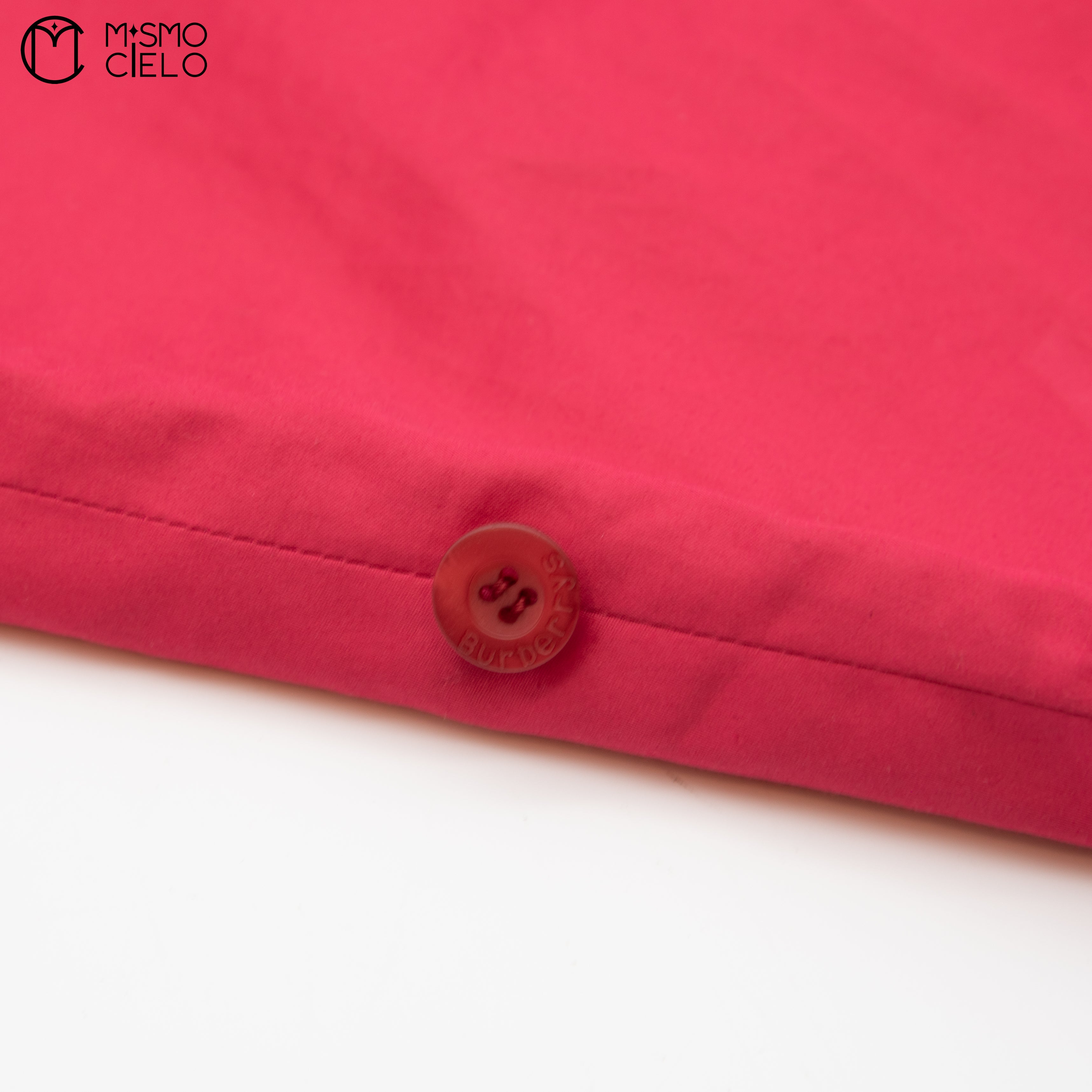 Fuchsia Trench Coat White London Label