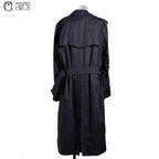 Dark Navy Trench Coat England Label