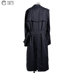 Dark Navy Trench Coat England Label