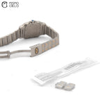 Santos Galbe SM Ivory Dial Watch