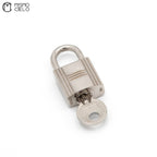Silver Padlock & Key