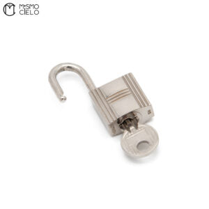 Silver Padlock & Key