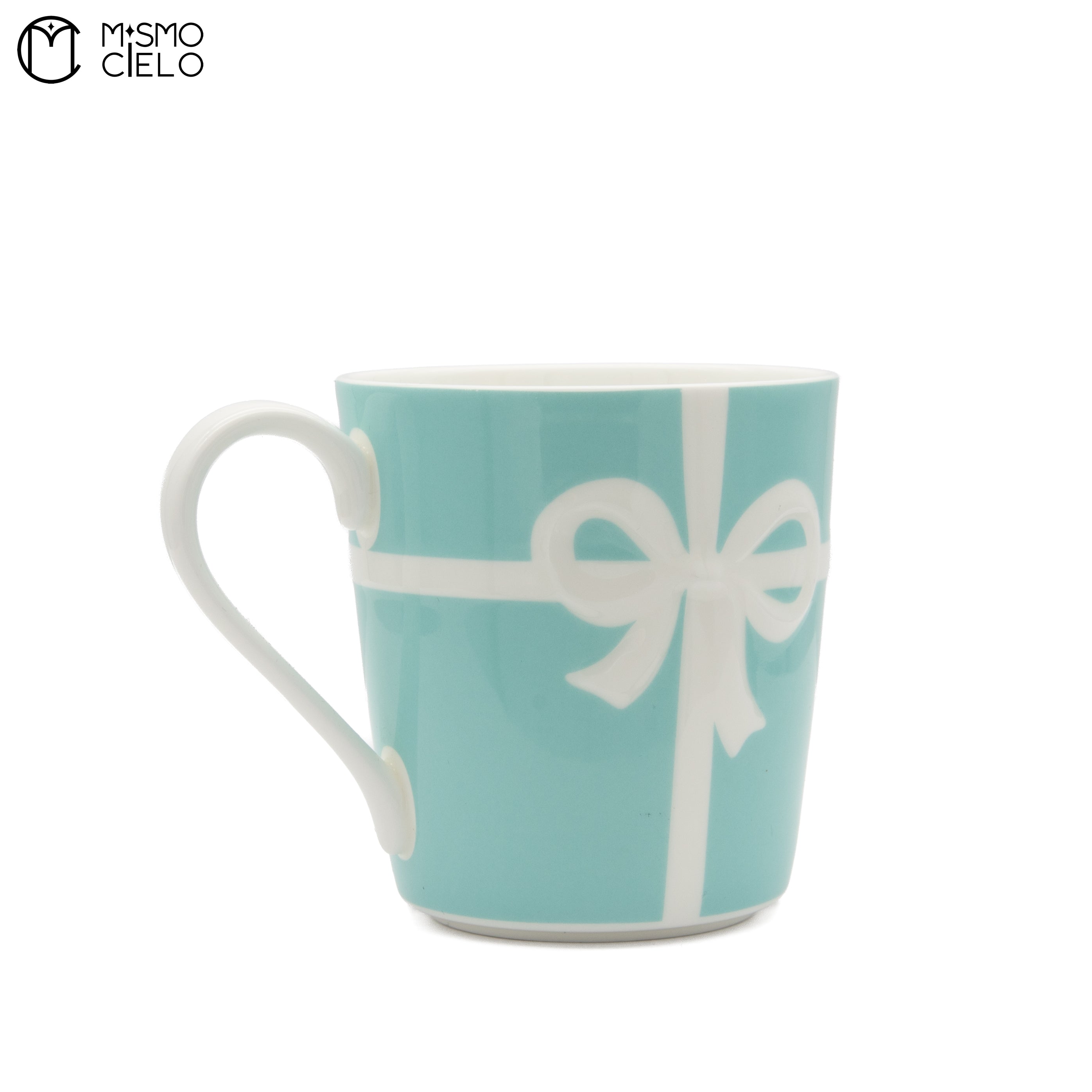 Pair Blue Cup with Bow
