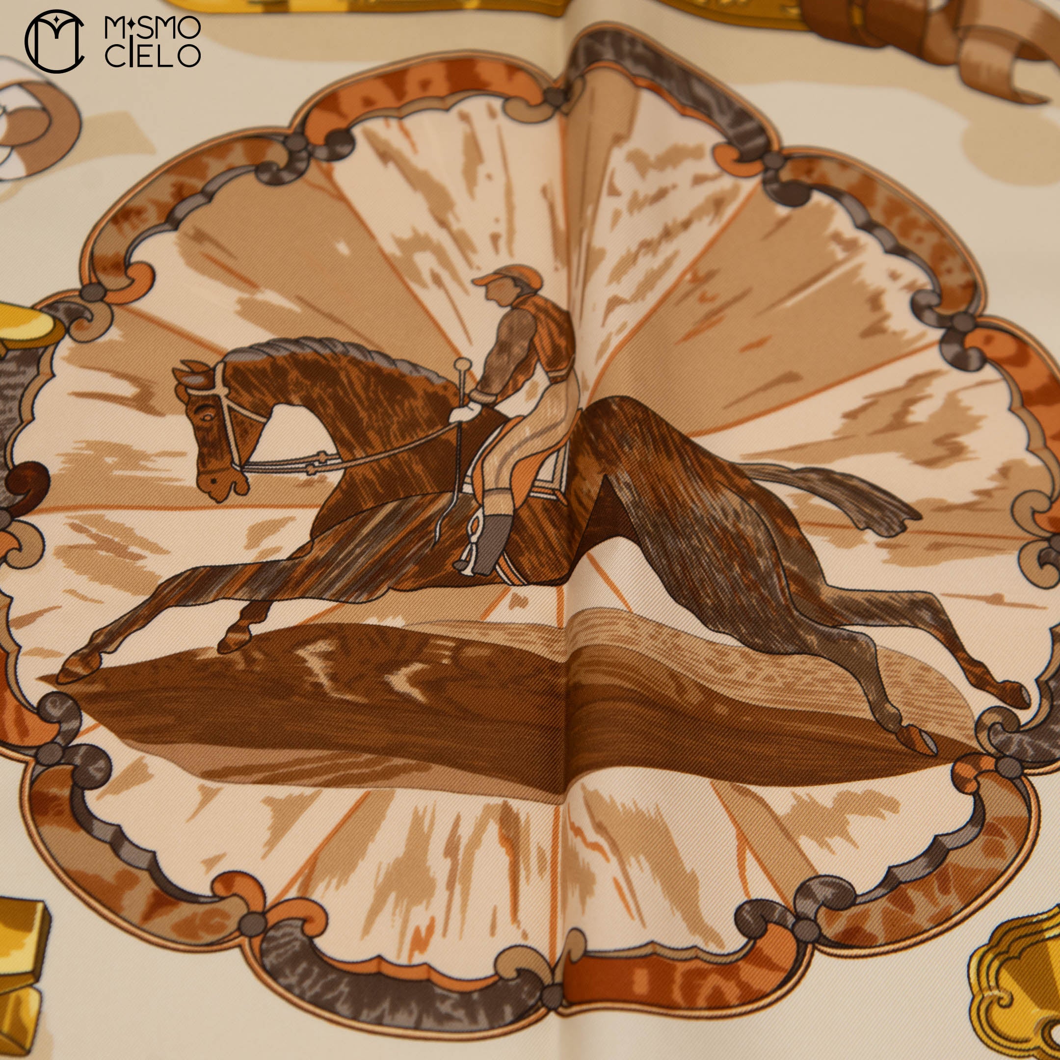 HERMES Carre 90 Copeaux