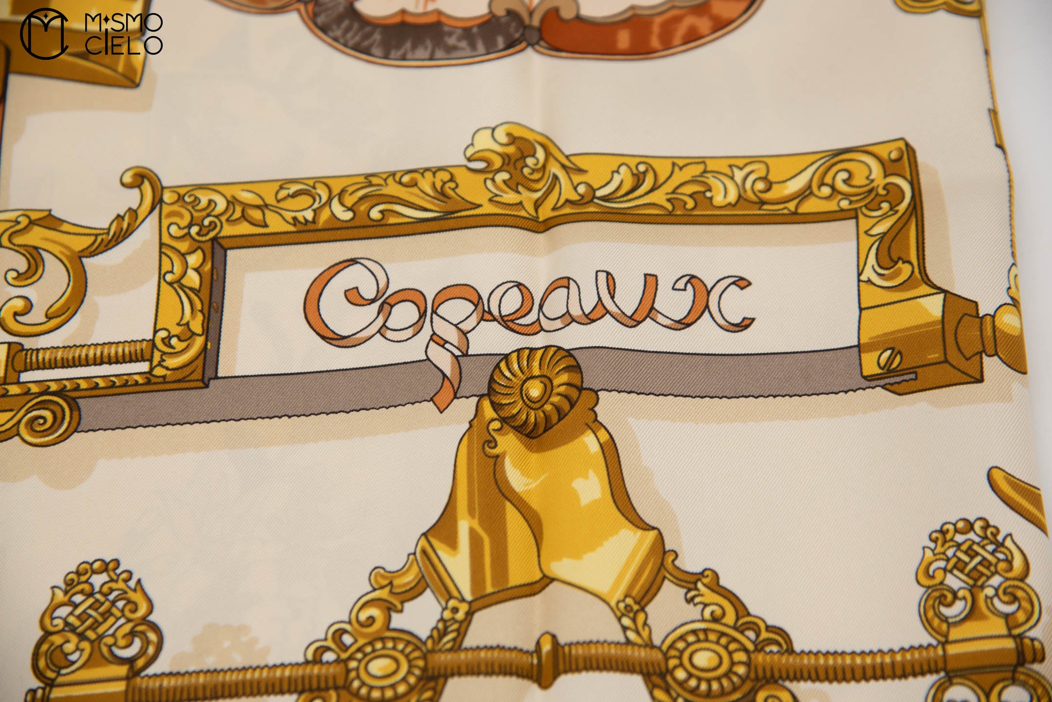 HERMES Carre 90 Copeaux