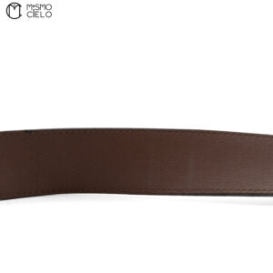 Wide Blue and Silver Belt