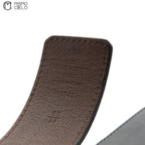 Wide Blue and Silver Belt