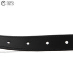 Black and Gold GG 2cm Marmont Belt