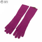 Purple Pink Long Arm Gloves