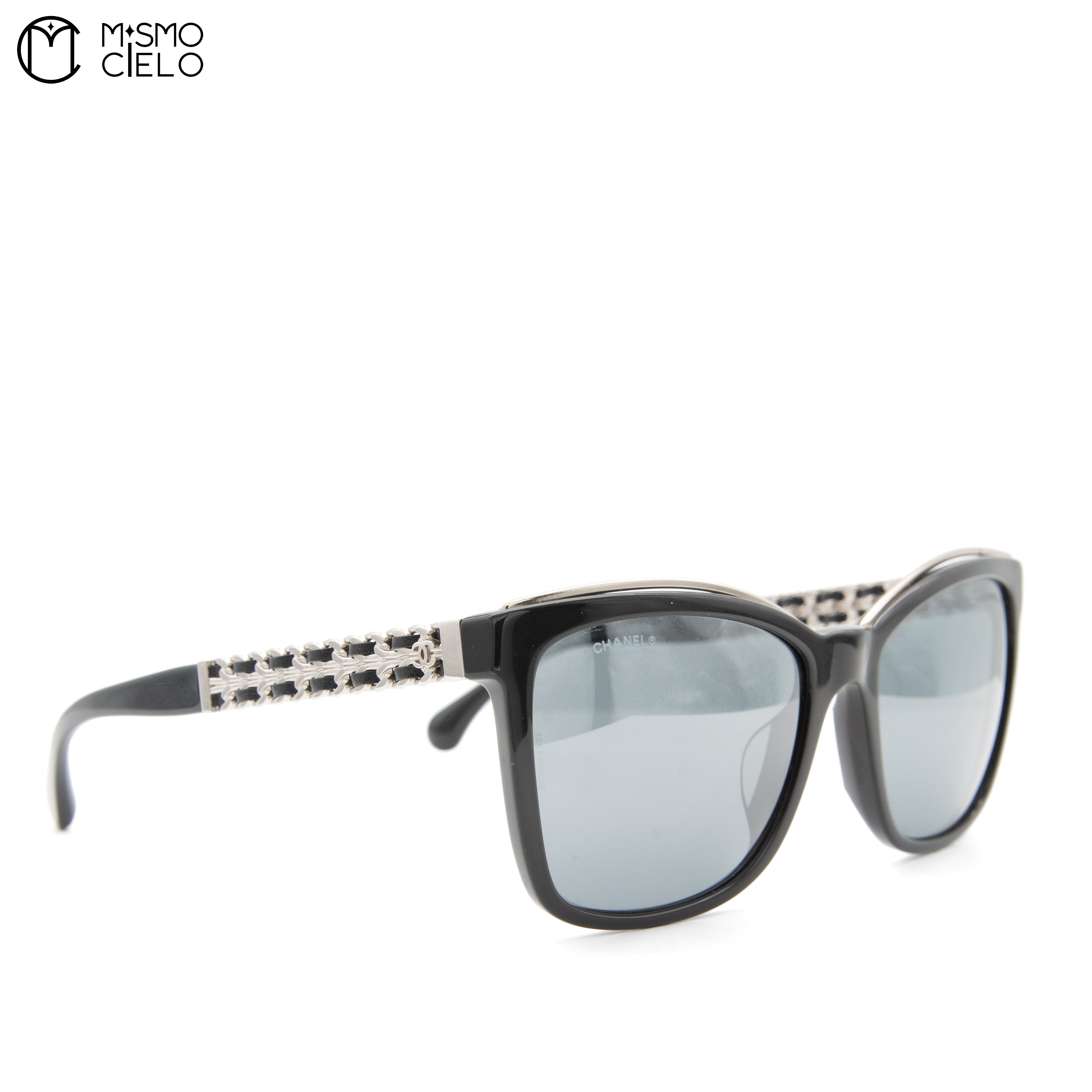 Black 5361Q Acetate Frame Cat Eye Sunglasses