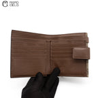 Brown Canvas GG Supreme Folding Wallet